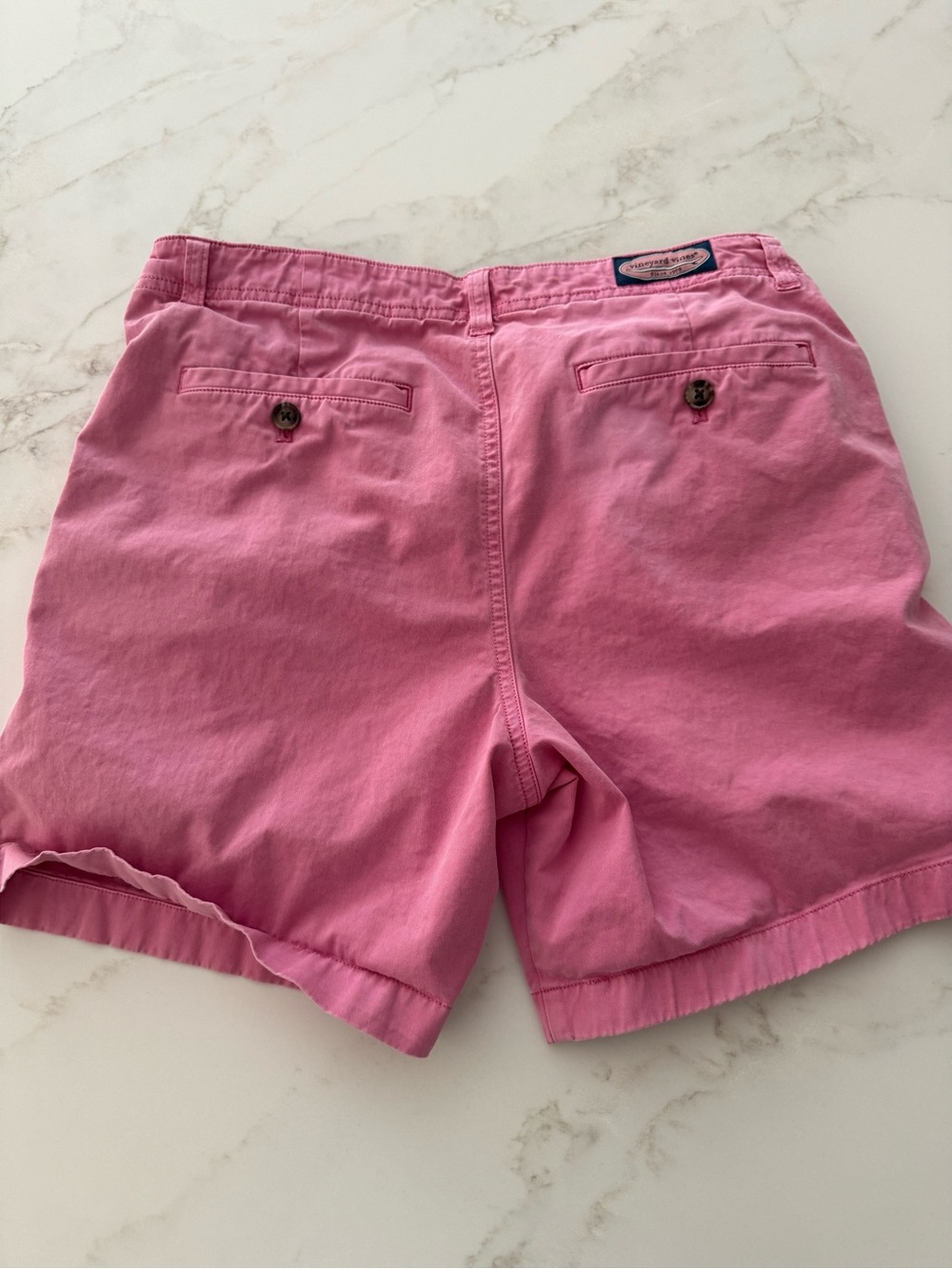 Men's Vineyard Vines Island Short Pink Casual Chino Shorts Size 31 - Picture 4 of 7